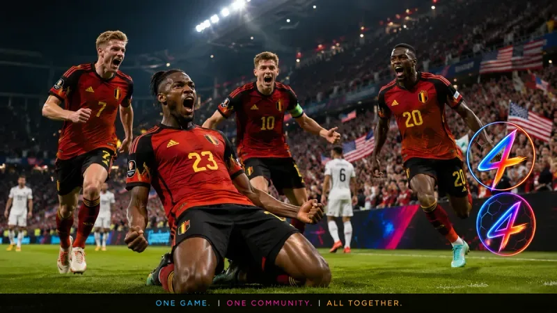Les Diables Rouges écrasent les États-Unis 4-1 : la Belgique en quart de finale face à l'Espagne