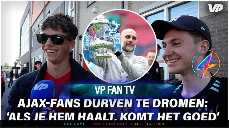 Les supporters d'Ajax rêvent d'une nomination de Pep Guardiola après la défaite en play‑off