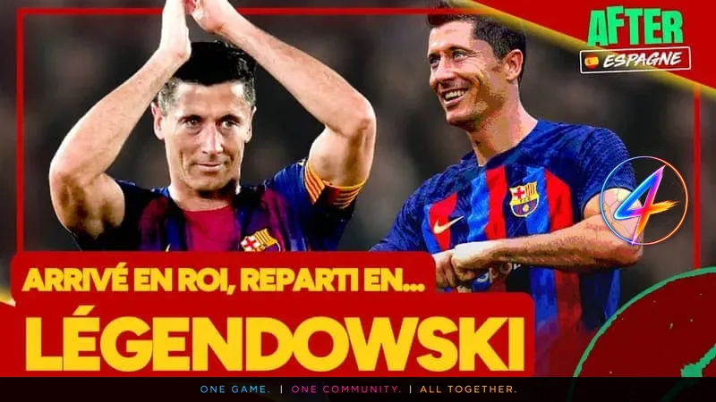 Robert Lewandowski quitte le Barça après trois saisons