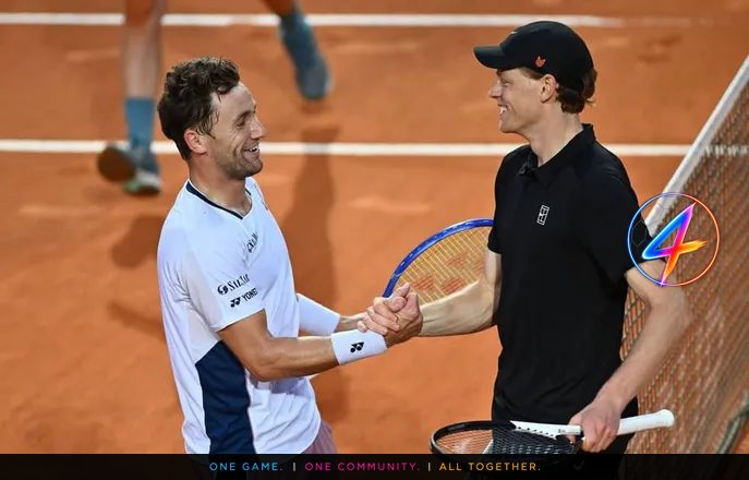 Sinner vs Ruud: TV channel and time for Rome final