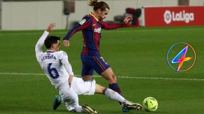 Antoine Griezmann marca el último gol del Barcelona en la derrota ante el Eibar